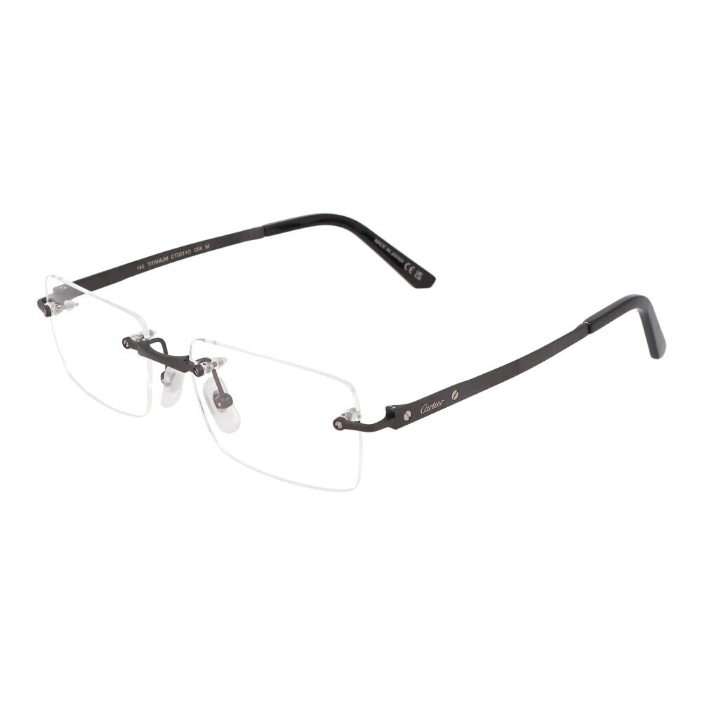 Cartier CT0511o Eyeglasses Black Acetate/Metal